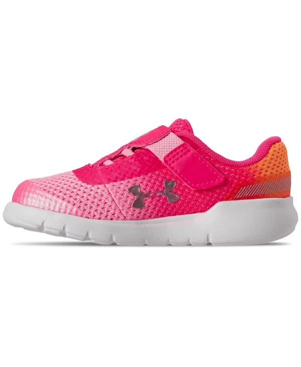 Under Armour G Inf Surge RN - Girls 7 Toddler Pink Sneaker Medium