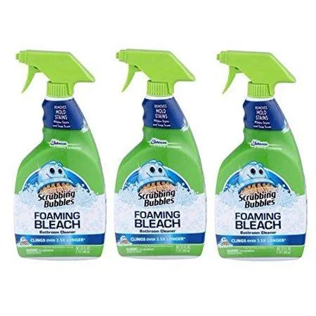 Scrubbing Bubbles Foaming Bleach Bathroom Cleaner - 32.0 fl oz, Pack of 3