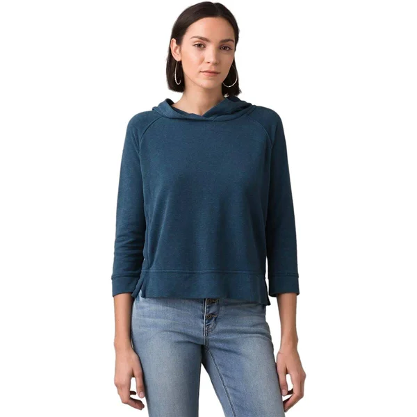 Prana - Women's Cozy Up Summer Pullover, Atlantic Heather, Large
