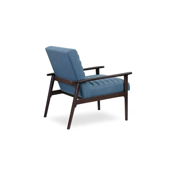 Kardiel Mid-Century Modern Mies Fabric Chair - Width 28.3x22 x Depth 26x22 x Height 32.8x22 - Width 28.3x22 x Depth 26x22 x Heig