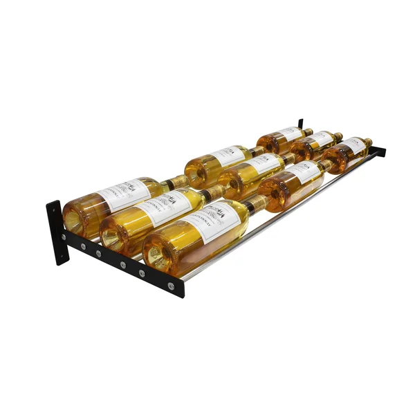 Epicureanist Wall-Mounted Horizontal Display Rack (3 Bottle Deep)