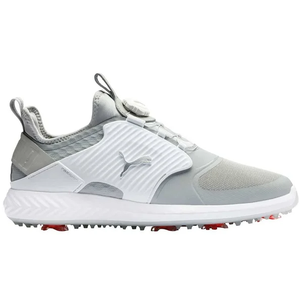 Puma Ignite PWRADAPT Caged Disc Gray/White Golf Shoes