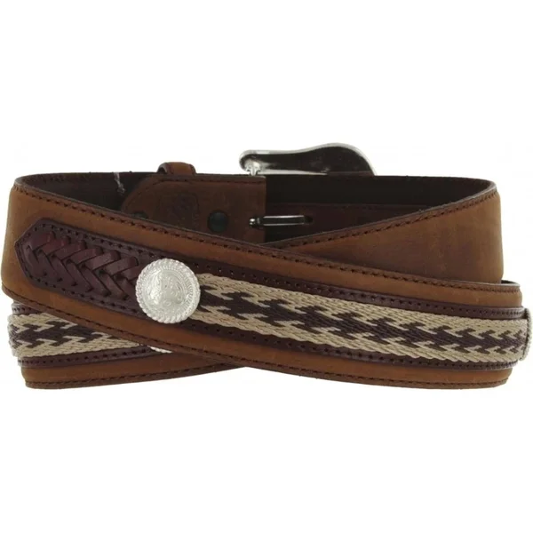 Tony Lama The Duke Center Applique Belt
