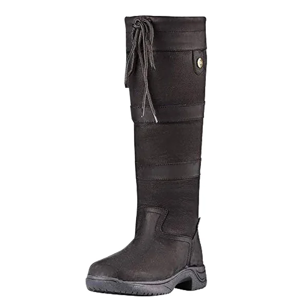 Dublin Ladies River Boots III Wide - 8 - Black