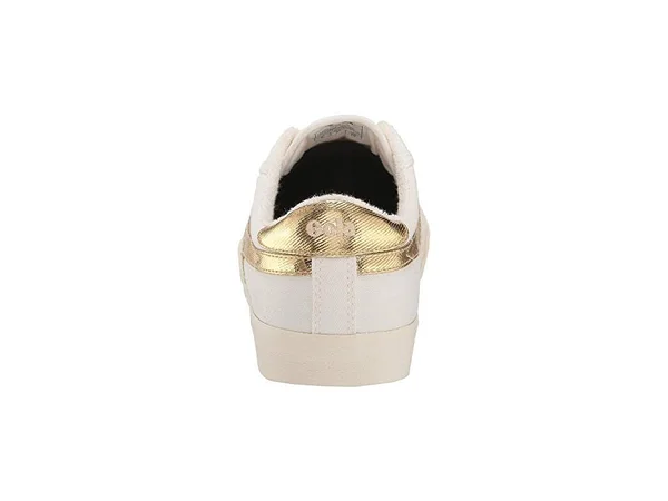 Gola Women's Tennis Mark Cox Sneakers - 5, Off White/Gold