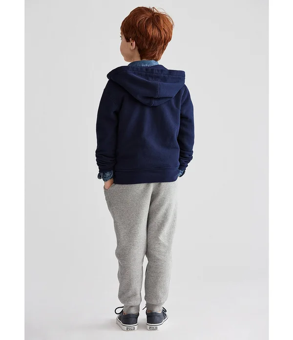 Polo Ralph Lauren Little Boys Full Zip Hoodie - Black 5