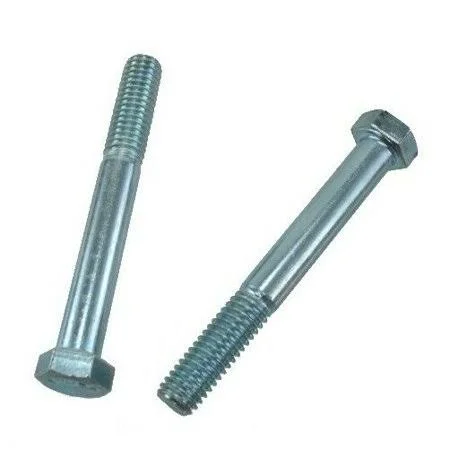 7/16 inch-14 x 5 inch Zinc Plated Grade 5 Hex Head Bolts (Pack of 12)