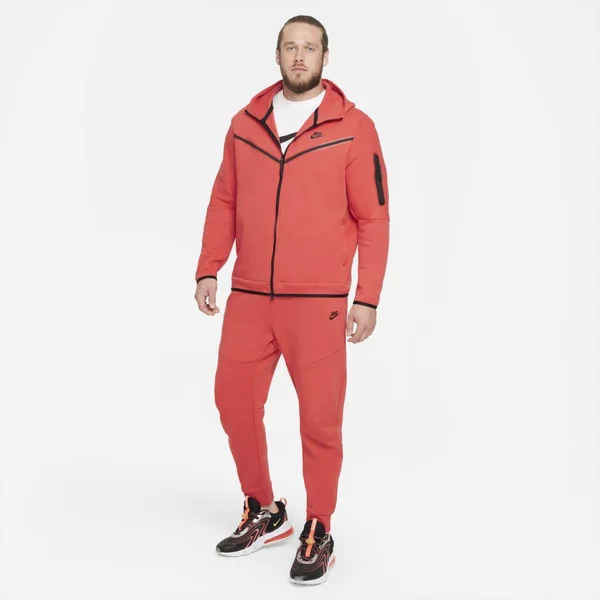 Nike Sportswear Tech Fleece Men's Joggers in Red - Size: L Tall, CU4495-605
