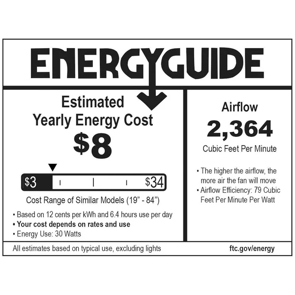 Minka Aire F838L-SL Force Silver 60x22 LED Ceiling Fan