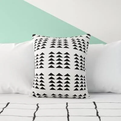Turn on The Brights Grenada Throw Pillow - White