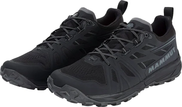 Mammut Mens Saentis Low Shoes Black/Titanium UK 12.5