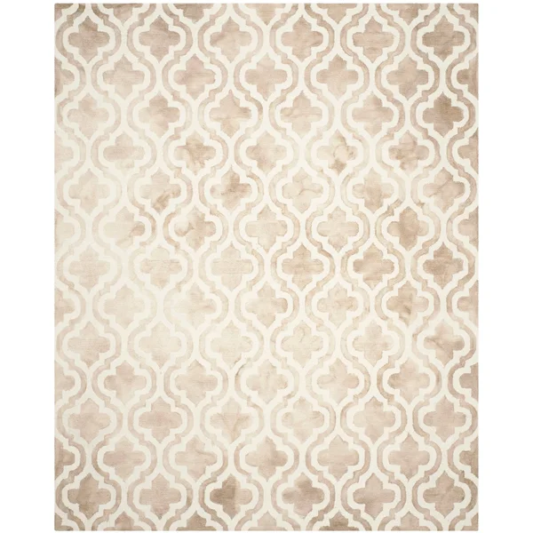 Safavieh Dip Dye Turquoise/Ivory 5 ft. x 5 ft. Square Area Rug