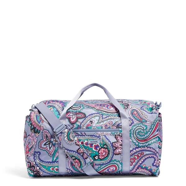 Vera Bradley Lighten Up Large Travel Duffel, Kona Paisley