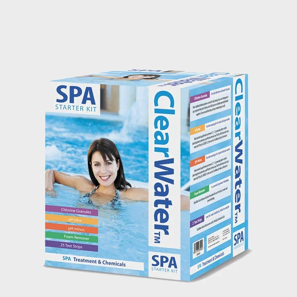 Clearwater Chemical Water Cleaner Spa Hot Tub Lay Z Starter Treatment Kit