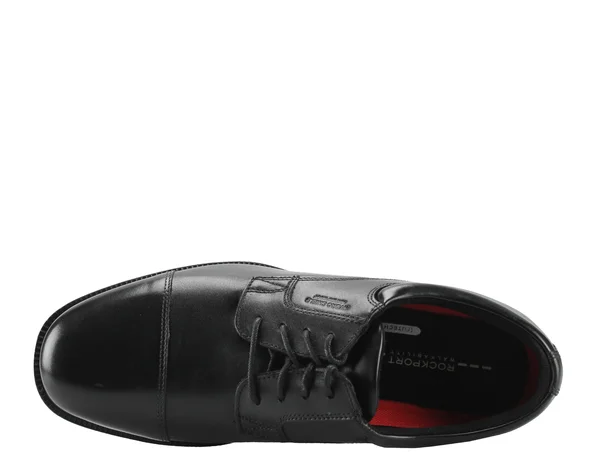 Men's Rockport Essential Details Waterproof Cap Toe, Size: 11, Black