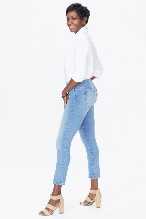 Women's Nydj Alina Pull-On Ankle Skinny Jeans - Size 00 - Blue
