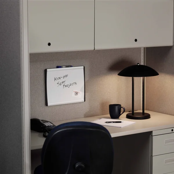 Quartet Arc Cubicle - Whiteboard - wall mountable - 29.92 in x 18.11 in - painted steel - magnetic