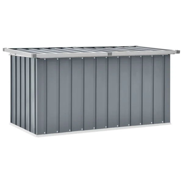 vidaXL Garden Storage Box Gray 50.8x22x26.4x22x25.6x22