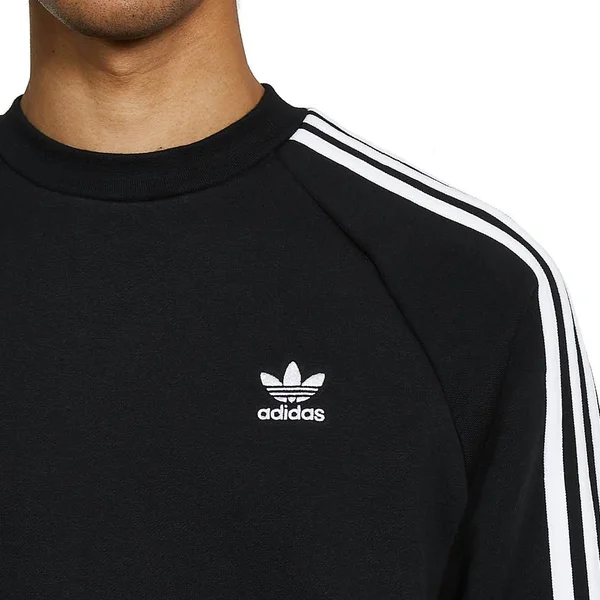 Adidas Originals 3 Stripes Sweatshirt Black