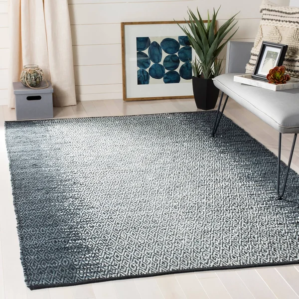 Safavieh Vintage Leather VTL101A 4&0x22 x 6&0x22 Grey, Cream Area Rug