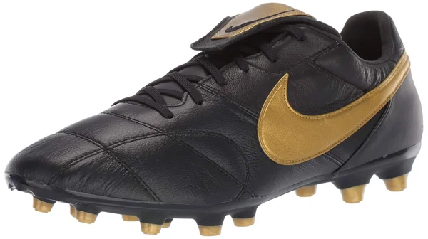 Nike Premier II FG Soccer Cleat Black/Metallic Gold-6.5