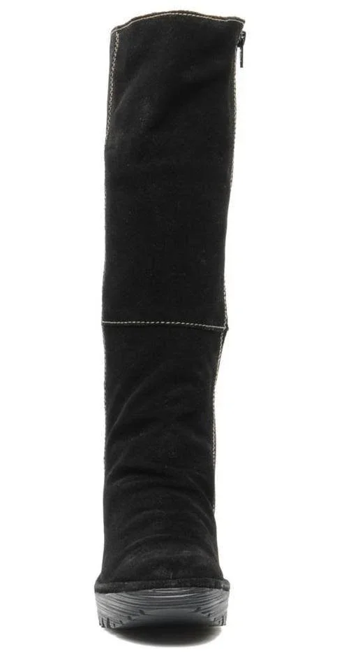 Fly London Yust Suede Wedge Boot
