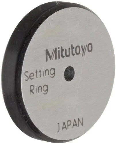 Mitutoyo 177-220 Setting Ring - 1mm size, 4mm Width, 20mm Outside Diameter, +/-1.5Micrometer Accuracy