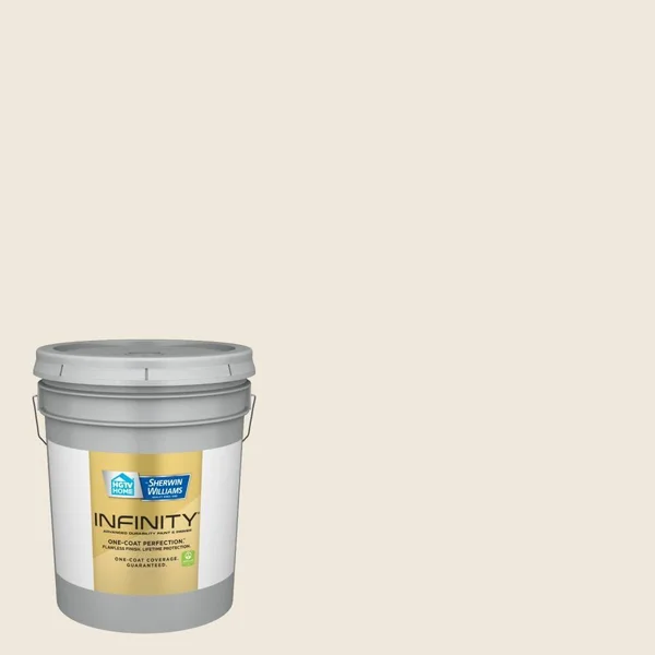 HGTV Home by Sherwin-Williams Infinity Flat Antique White 7002-20 Interior Paint (5-Gallon) - 7002-20-606920