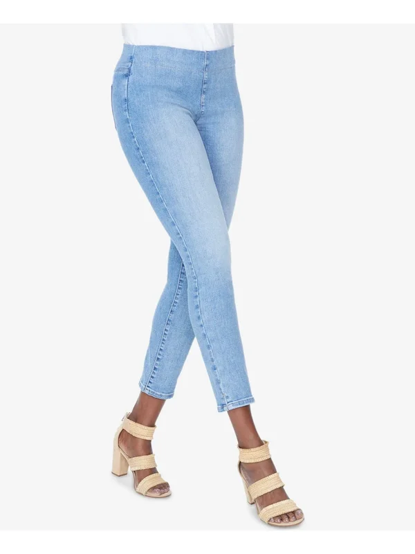 Women's Nydj Alina Pull-On Ankle Skinny Jeans - Size 00 - Blue