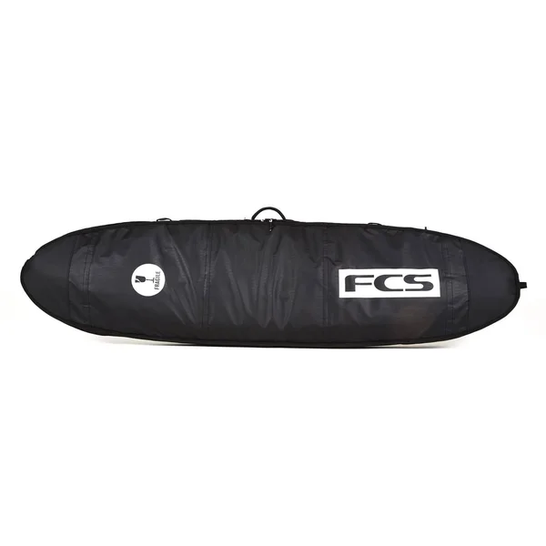 FCS Travel 1 Longboard Surfboard Bag Black/Grey - 9ft 2in