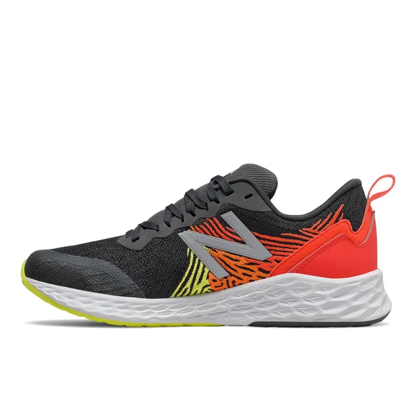 Kids New Balance Fresh Foam Tempo Running Shoe - Grey/Flame 4Y