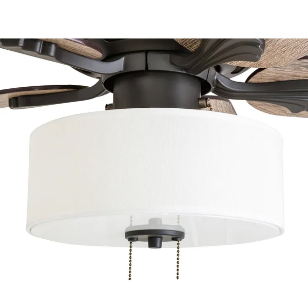 Prominence Home 50568-01 Snowden Farmhouse Ceiling Fan 52x22 Barnwood/Tumbleweed, Aged Bronze