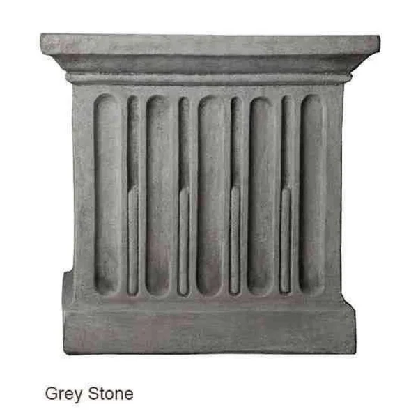 Campania International Classic 24x22 Brown Stone Rolled Rim Planter