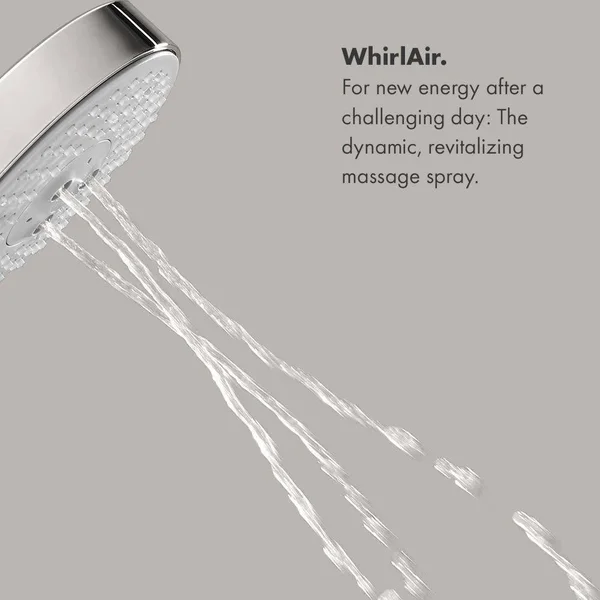 Hansgrohe 28471831 Raindance C 150 3 Jet Showerhead - Polished Nickel