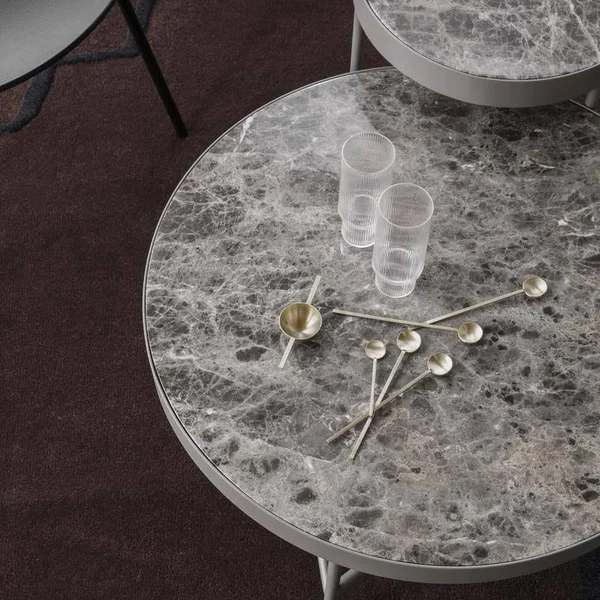 Ferm Living - Marble Table - Medium - Brown