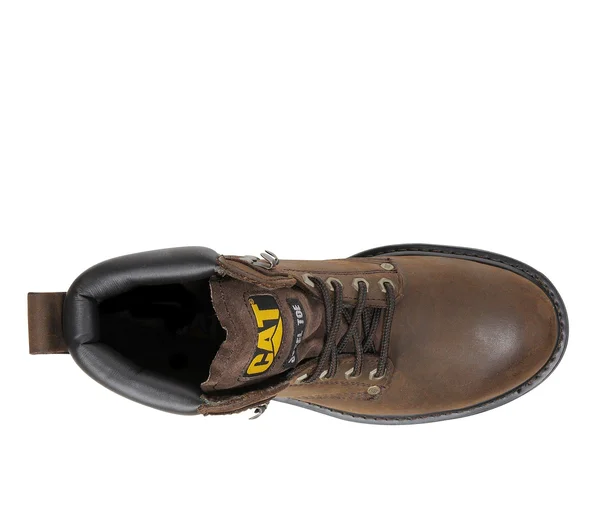 Caterpillar Second Shift Steel Toe Work Boot - Men's, Brown, Size 7.5, Boots