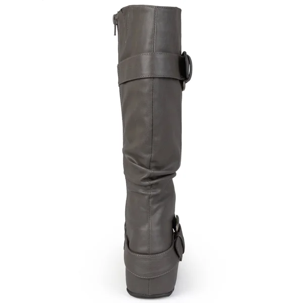 Women's Journee Collection Womens Extra Wide Calf Slouch Knee High Boots 7.5 Black