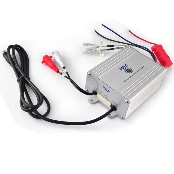 Pyle PLMRMBT7B 4-Channel Marine Amplifier - 1200W