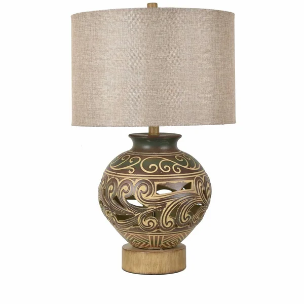 Crestview Collection CVAZP048 Ceramic Table Lamp