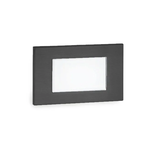 WAC LED Diffused Step and Wall Light - WL-LED130F-AM-BK