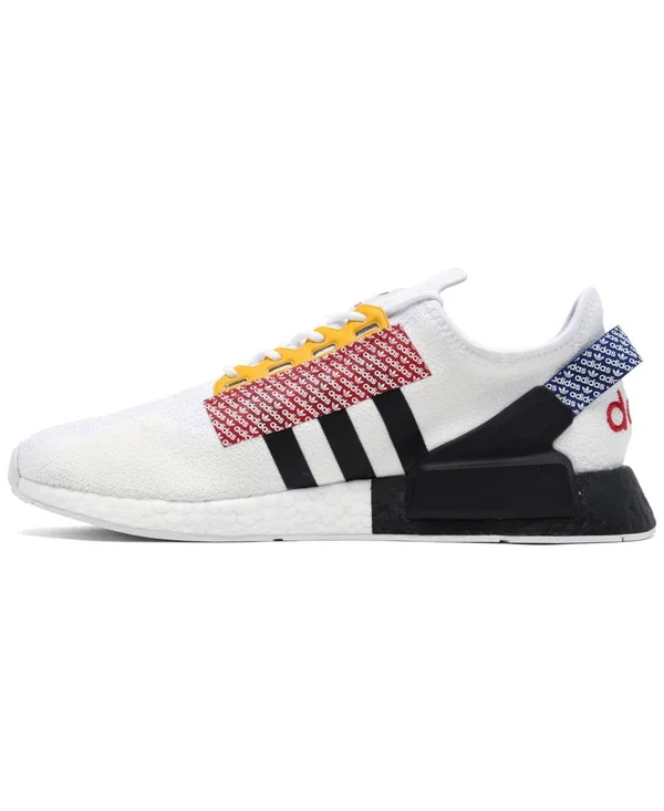 Adidas Men's Originals NMD R1 V2 Casual Shoes in White/White Size 13.0