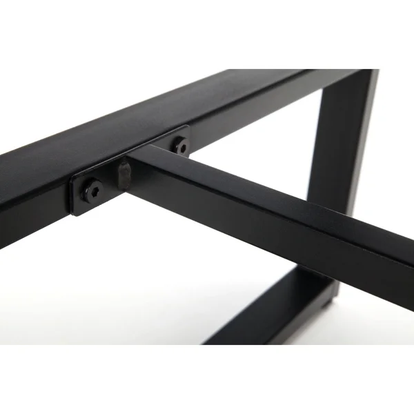 Ofm Modern 48x22 Metal O-Frame Computer Desk, in Knotty Oak