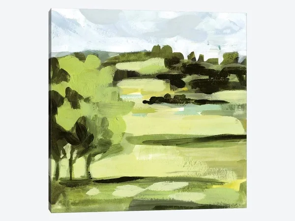 Victoria Borges Paintings Canvas Art Prints - Verdant Daze II