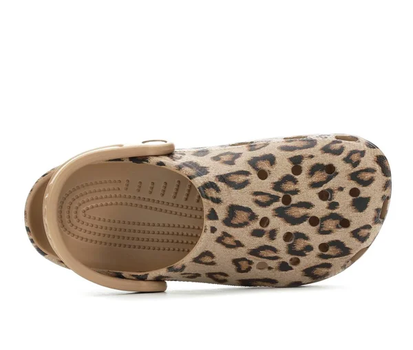 Crocs Women's Leopard Classic Clogs - 7M