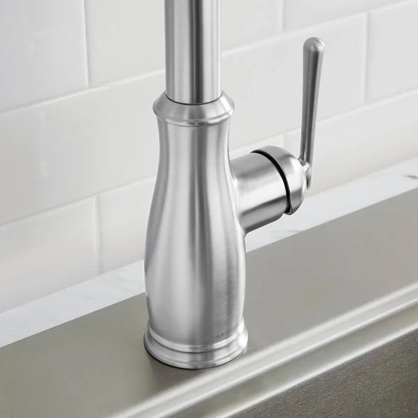 Glacier Bay Kagan Single-Handle Pull-Down Sprayer Kitchen Faucet with Soap Dispenser in Stainless Spot Resistant
