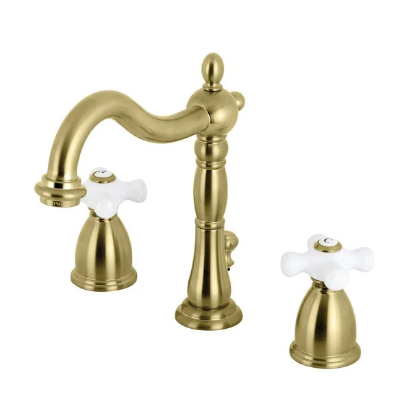 Kingston Brass KB1978PX 8x22 Widespread Bathroom Faucet - Brushed Nickel