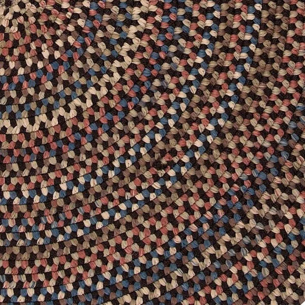 Copper Grove Coconino Braided Area Rug (Light Blue - 6& x 9& Oval)