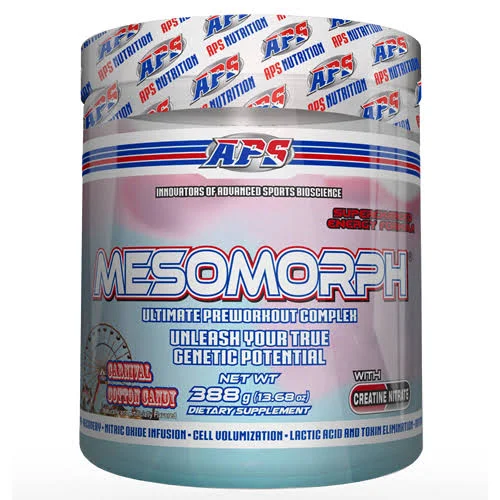 MESOMORPH V3 Non DMAA 388g Cotton Candy, APS Nutrition Tropical Punch