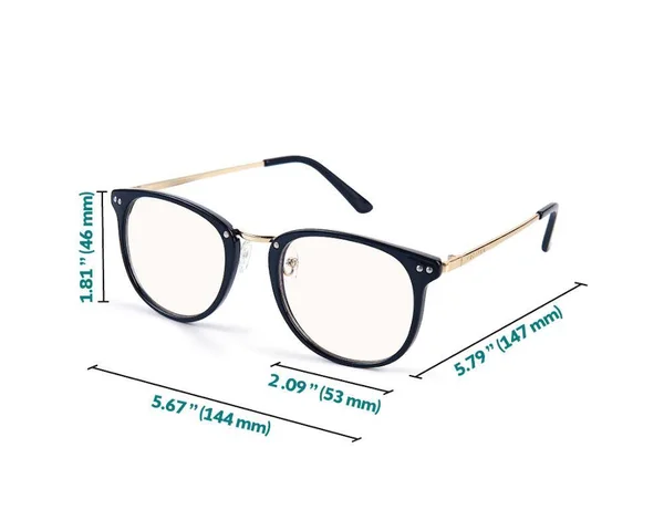 Prospek Computer Glasses - Blue Light Blocking Glasses - Onyx