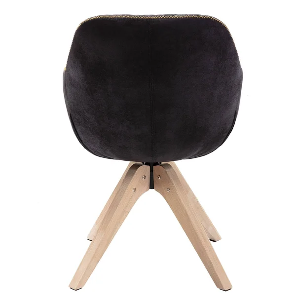 KINWELL - Modern Swivel Accent Armchair Black